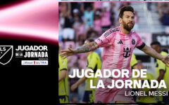 Lionel Messi, delantero de Inter Miami CF, es nombrado Jugador de la Jornada 23 y 24 de la MLS presentado por Michelob Ultra